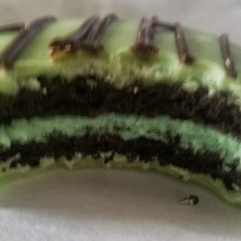 Laura's Candies - Inside of a mint dipped chocolate Oreo - Candy Stores Near Me - New Orleans, Louisiana Laura's Candies - Inside of a mint dipped chocolate Oreo - Candy Stores Near Me - New Orleans, Louisiana
