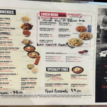 bb.q Chicken Lower Greenville - Menu - Chicken Shop Near Me - Dallas, Texas