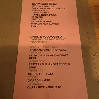 Izakaya Jinsei - New happy hour menu as of March 2017 - Japanese Near Me - Eugene, Oregon Izakaya Jinsei - New happy hour menu as of March 2017 - Japanese Near Me - Eugene, Oregon