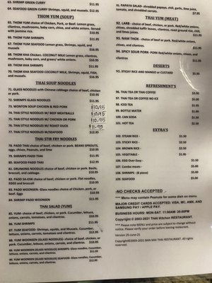 Menu photo 6 Thai Kitchen Copperas Cove, TX