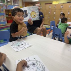 We Love to Read at Sierra Preschool.