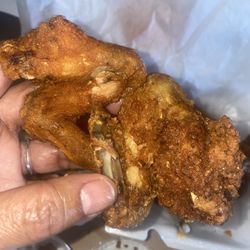 Apex Pizza - A hard fried midget wing, obviously!:/