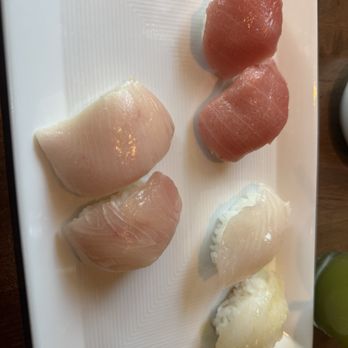 SUGARFISH | Studio City - Japanese Yellowtail* Sashimi Chutoro Sushi (2-Pc) Hirame Sushi* (1-Pc) New Zealand Sea Bream* Sushi (1-Pc) - Japanese Near Me - Studio City, California SUGARFISH | Studio City - Japanese Yellowtail* Sashimi Chutoro Sushi (2-Pc) Hirame Sushi* (1-Pc) New Zealand Sea Bream* Sushi (1-Pc) - Japanese Near Me - Studio City, California