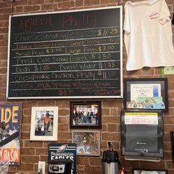The Original Philadelphia Cheese Steaks - Menu.