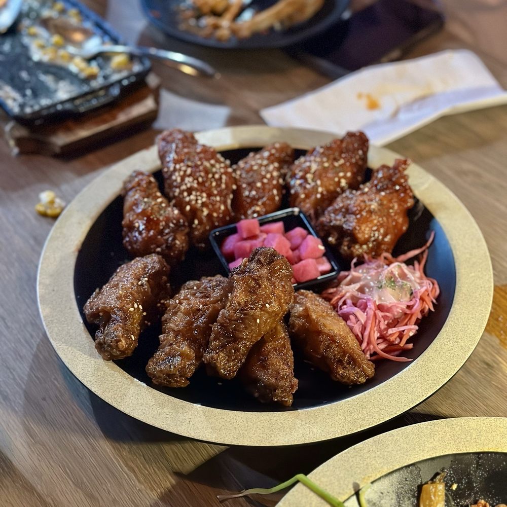 JMT Kitchen and Bar - JMT Wings (Sweet & Spicy | Soy Garlic) - Korean Near Me - Annandale, Virginia JMT Kitchen and Bar - JMT Wings (Sweet & Spicy | Soy Garlic) - Korean Near Me - Annandale, Virginia