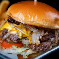 LOOK Dine-In Cinemas Arlington - Caramelized Onion Burger