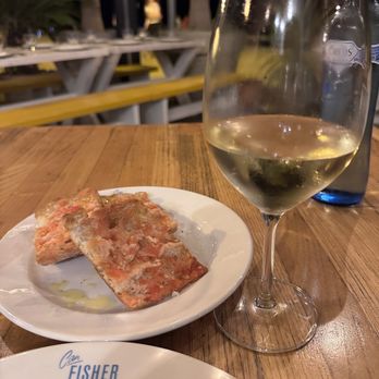 Can Fisher - Tomato bread with vino blanco - Seafood Near Me - Barcelona, B