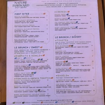 Nature Forward Socal Bistro - Menu - French Near Me - San Diego, California Nature Forward Socal Bistro - Menu - French Near Me - San Diego, California