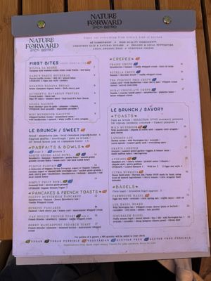 Menu photo 1 Nature Forward Socal Bistro San Diego, CA Menu photo 1 Nature Forward Socal Bistro San Diego, CA