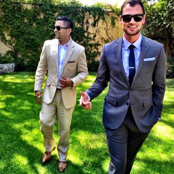Peter Cassara Clothiers - Fitted by Peter Cassara. The suit on the left was bought from Men's Wearhouse, and fit like a box. - Men's Clothing Near Me - Sunnyvale, California