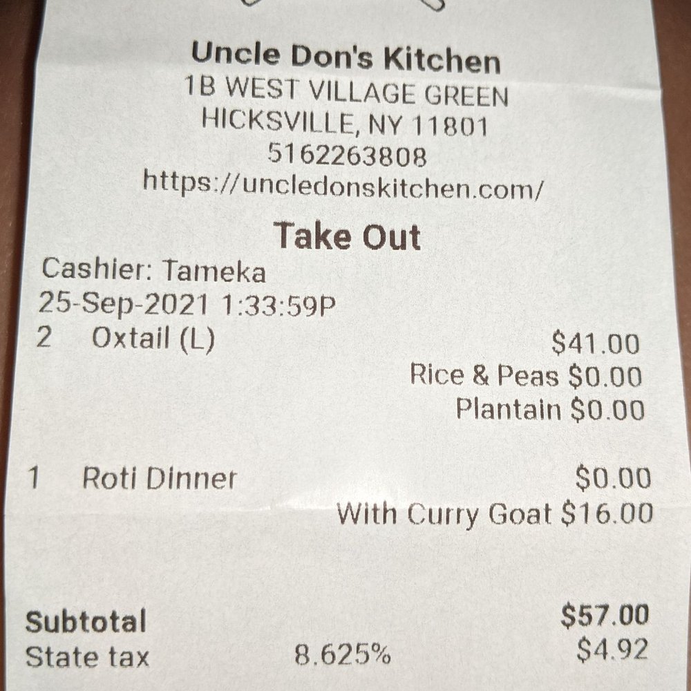 Uncle Don’s Kitchen - Caribbean Near Me - Hicksville, New York Uncle Don’s Kitchen - Caribbean Near Me - Hicksville, New York