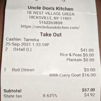 Uncle Don’s Kitchen - Caribbean Near Me - Hicksville, New York Uncle Don’s Kitchen - Caribbean Near Me - Hicksville, New York
