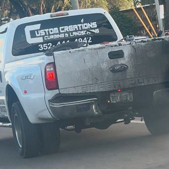 Custom Creations Curbing & Landscaping - Business vehicle with so much exhaust purposely spewed that it turns his truck sooty. Roll your windows up. - Landscaping Near Me - Dunnellon, Florida Custom Creations Curbing & Landscaping - Business vehicle with so much exhaust purposely spewed that it turns his truck sooty. Roll your windows up. - Landscaping Near Me - Dunnellon, Florida
