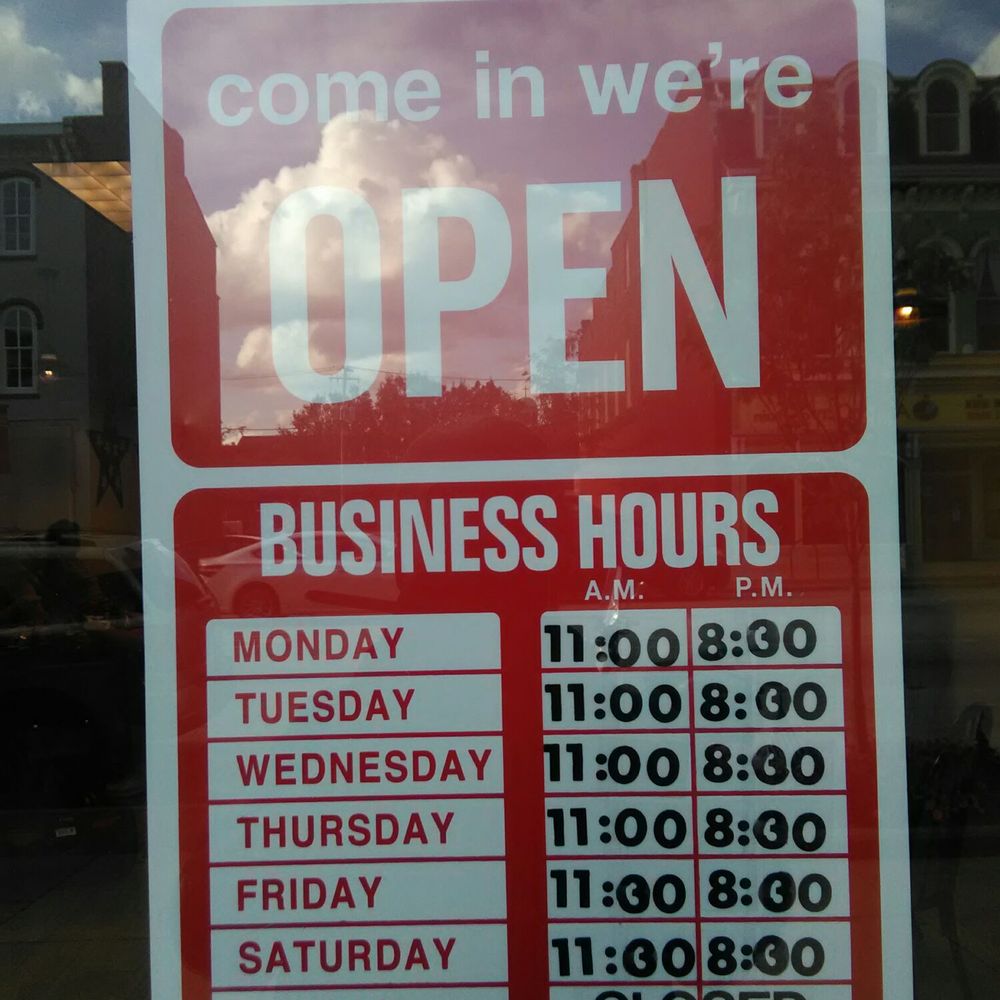 Bob’s Backyard Barbeque - Hours clearly posted on the door. - Barbeque Near Me - Lancaster, Ohio Bob’s Backyard Barbeque - Hours clearly posted on the door. - Barbeque Near Me - Lancaster, Ohio