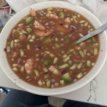 Mariscos El Rafa 2 - Coctel de Camaron con Pulpo( le falto el Pulpo) - Seafood Near Me - Riverside, California