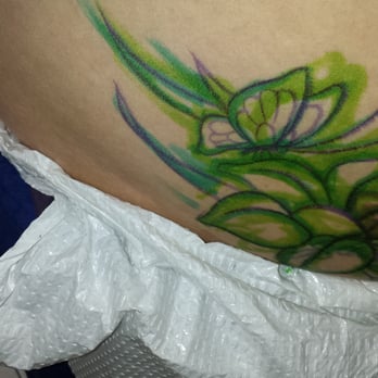 Bustos Tattoo - Drawing over my wife's cover up before he started. - Tattoo Near Me - Round Lake Beach, Illinois Bustos Tattoo - Drawing over my wife's cover up before he started. - Tattoo Near Me - Round Lake Beach, Illinois