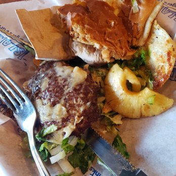 Islands Restaurant - Sloppy mess of a Teriyaki burger - Burgers Near Me - Huntington Beach, California Islands Restaurant - Sloppy mess of a Teriyaki burger - Burgers Near Me - Huntington Beach, California