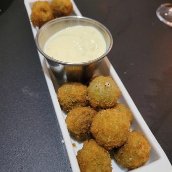 Echo & Rig - Fried olives.  Didn't even taste like olives! - Steakhouses Near Me - Henderson, Nevada
