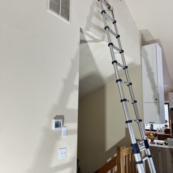 Three Rivers Painting - Repairing some drywall stress cracks in preparation for retexture, wall and trim paint - Painters Near Me Three Rivers Painting - Repairing some drywall stress cracks in preparation for retexture, wall and trim paint - Painters Near Me
