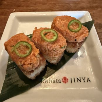 Robata JINYA - 3rd St. - Crispy rice with spicy tuna - Japanese Near Me - Los Angeles, California Robata JINYA - 3rd St. - Crispy rice with spicy tuna - Japanese Near Me - Los Angeles, California