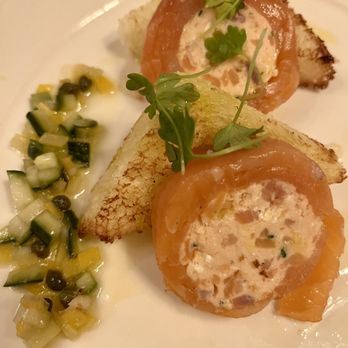 Bartolotta's Lake Park Bistro - Rillettes de Salmon. Picture taken after I ate one! - French Near Me - Milwaukee, Wisconsin