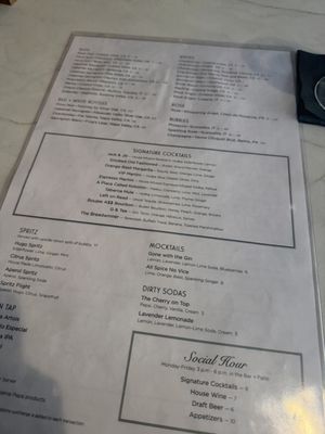 Menu photo 1 Taberna Naples, FL