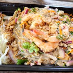 Maya Thai Laos Cafe - Rainbow salad (a.k.a. Yum Woonsen). Highly recommended.