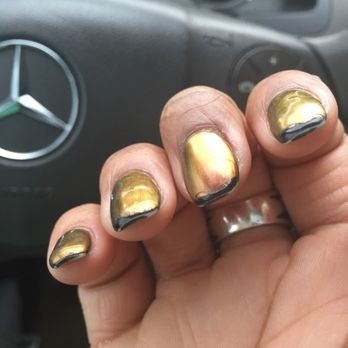 Tanzi Nails - After 4 days. - Nail Salons Near Me - Duluth, Georgia