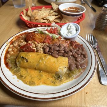Palacio Cafe - Beautiful pear and pecan salad and yummy beef enchiladas - Sandwiches Near Me - Santa Fe, New Mexico