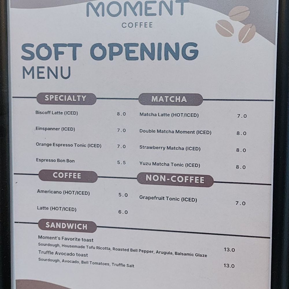 Moment Coffee - (4/30/26) - Coffee & Tea Near Me - Seattle, Washington Moment Coffee - (4/30/26) - Coffee & Tea Near Me - Seattle, Washington