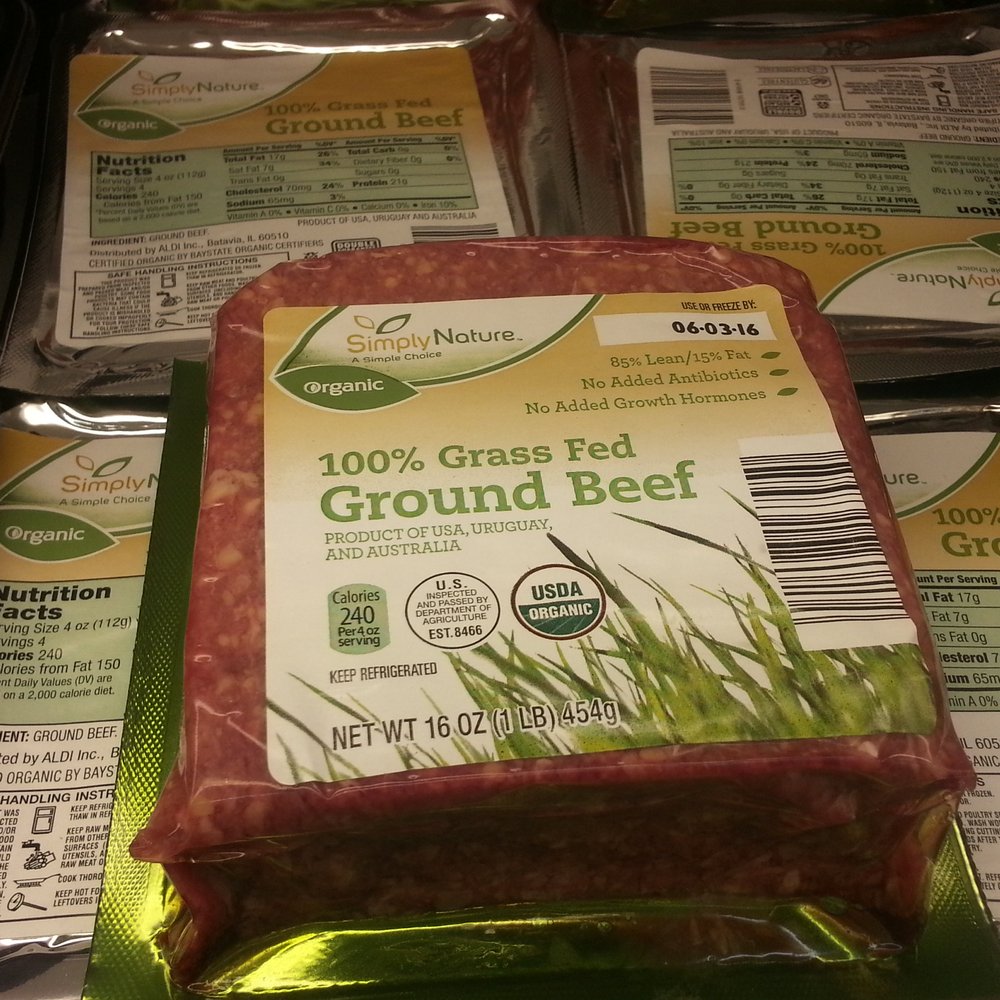 ALDI - Organic grass fed beef - Grocery Near Me - Atlanta, Georgia ALDI - Organic grass fed beef - Grocery Near Me - Atlanta, Georgia