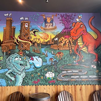 Big Mini Putt Club - Epic mural! - Mini Golf Near Me - Chicago, Illinois