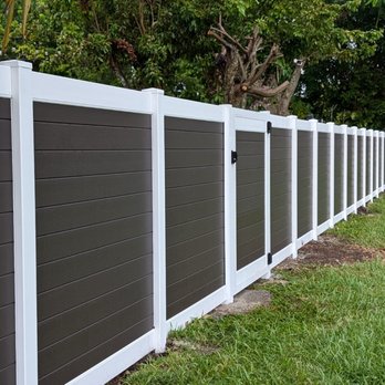 Elite PVC - pvc fence bronze / brown - Fences & Gates Near Me - Miami, Florida Elite PVC - pvc fence bronze / brown - Fences & Gates Near Me - Miami, Florida