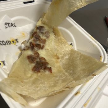 The Taco Spot - No cheese quesadilla - Tacos Near Me - Phoenix, Arizona