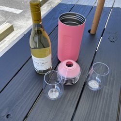 Sophisticated Charcuterie - Wine outside