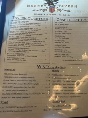 Menu photo 3 Market Tavern Stockton, CA