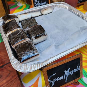 Kahula Voyage Luau - Spam musubi...every piece was devoured - Party & Event Planning Near Me Kahula Voyage Luau - Spam musubi...every piece was devoured - Party & Event Planning Near Me