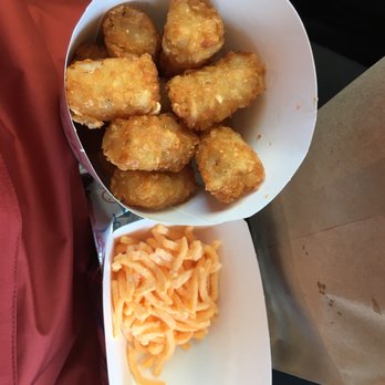 Sonic Drive-In - I asked if they could give tots with cheese on the side (for dipping), and this is what I received.. whyyyy would anyone.. - Burgers Near Me - Hayward, California Sonic Drive-In - I asked if they could give tots with cheese on the side (for dipping), and this is what I received.. whyyyy would anyone.. - Burgers Near Me - Hayward, California