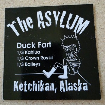 The Asylum - A magnet from The Asylum - Pubs Near Me - Ketchikan, Alaska