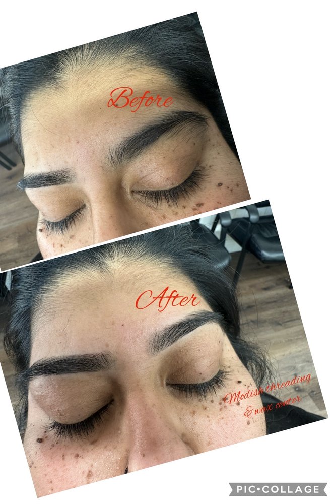Modish Threading & Wax Center Logo