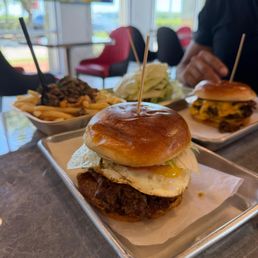 Variety of burgers. All terrific.