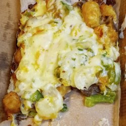 Domino's Pizza - This is the Philly Cheese Steak Loaded Tots - Also needs cognition of the major cheese feature!  Domino's You nailed the Philly Cheese Steak
