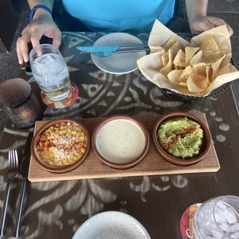 Three Bridges Bar and Grill at Villa del Lago - Trio of Dips - Bars Near Me - Orlando, Florida Three Bridges Bar and Grill at Villa del Lago - Trio of Dips - Bars Near Me - Orlando, Florida