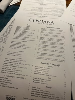 Menu photo 3 Cypriana Baltimore, MD Menu photo 3 Cypriana Baltimore, MD