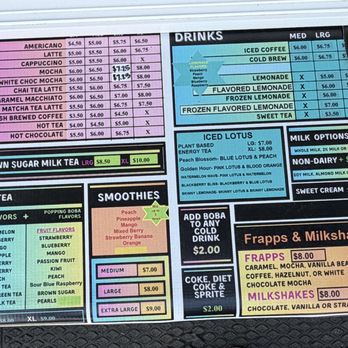 Dolly's Cafe - Drink menu - Coffee & Tea Near Me - Hueytown, Alabama