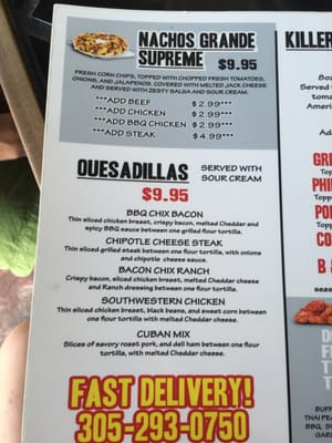 Menu photo 4 Wingmasters Key West, FL Menu photo 4 Wingmasters Key West, FL