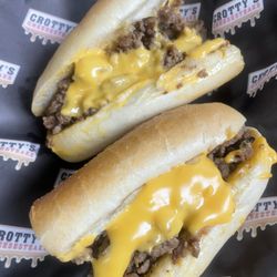 Crotty’s Cheesesteaks - The Traditional w whiz. Cooper Sharp available as substitute