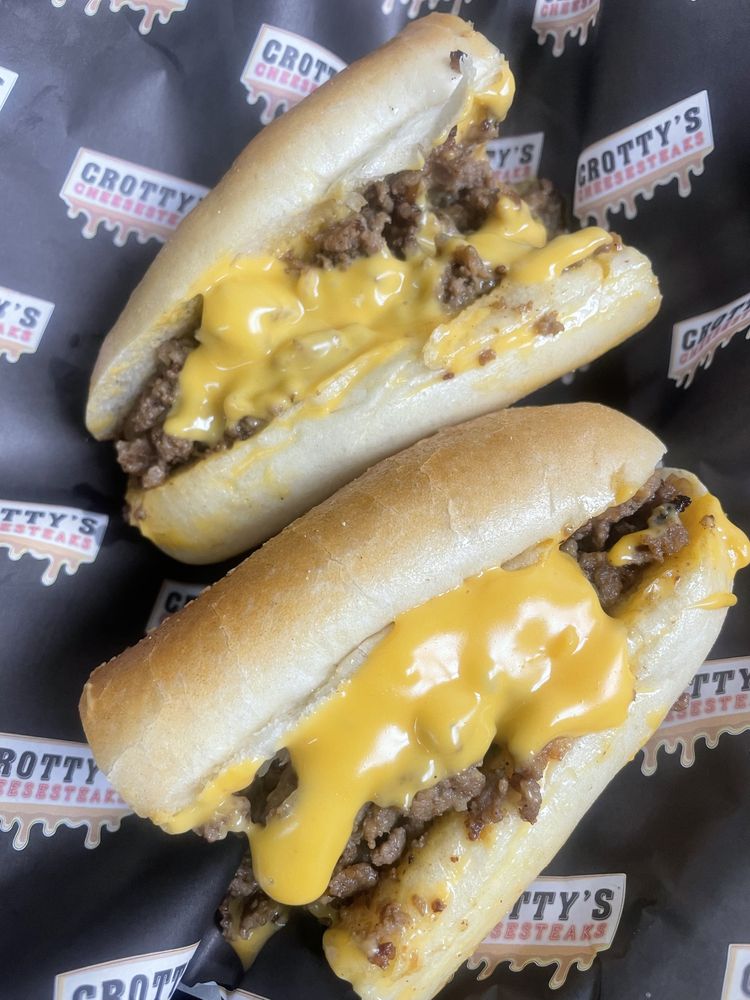 Food from Crotty’s Cheesesteaks