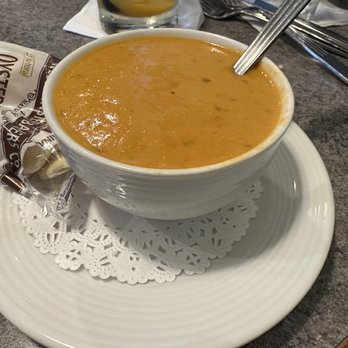 Wrought Iron Grill - Tomato basil bisque - American Near Me - Owosso, Michigan