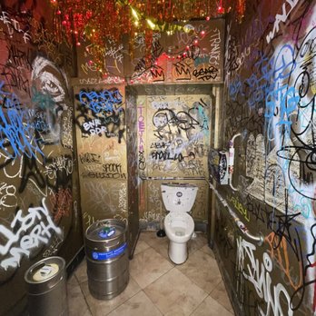 Montana - Beer keg in the mens bathroom. - Dive Bars Near Me - Seattle, Washington